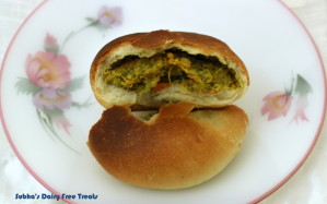 Broccoli and Carrot Stuffed Bun 3