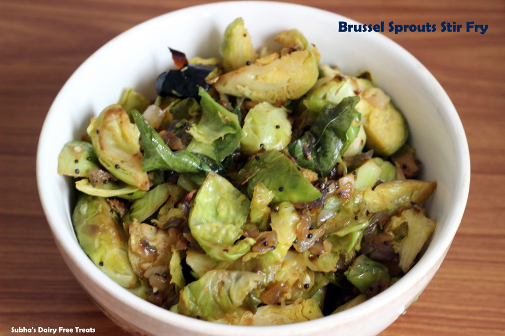 Brussel Sprouts Stir Fry 2