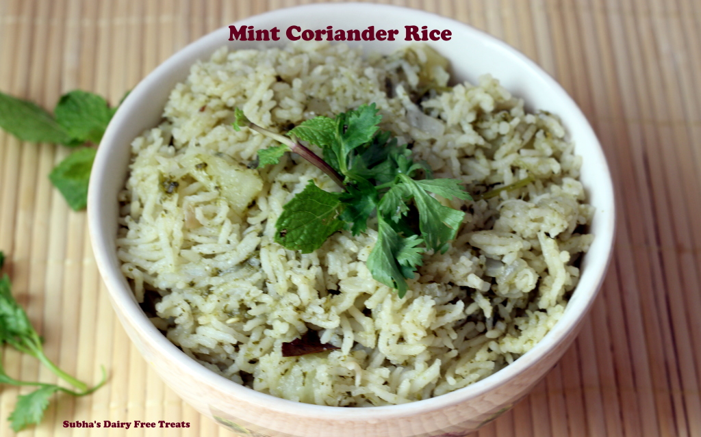 Mint Coriander Rice 1