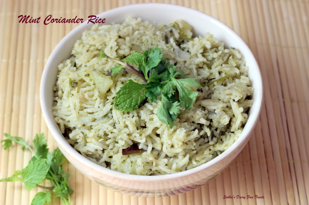 Mint Coriander Rice 2