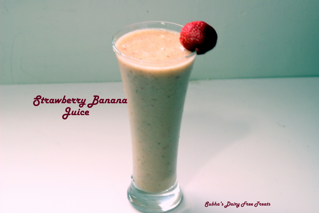 Strawberry Banana Juice 1