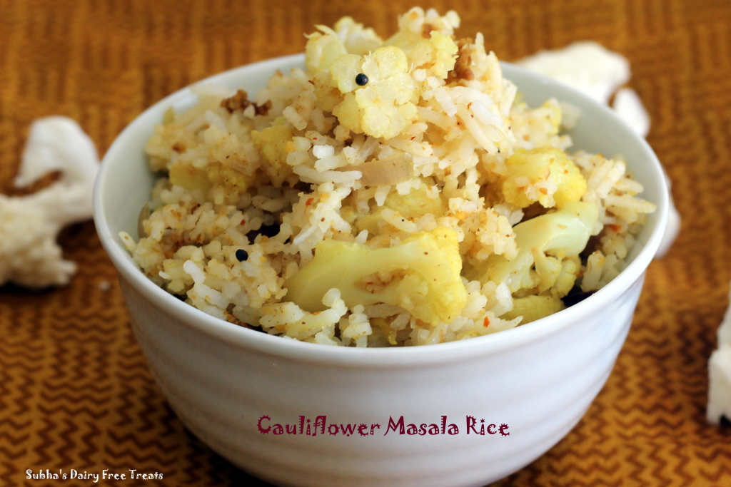 Cauliflower Masala Rice 1