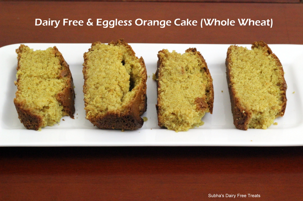 Eggless Orange Cake 2