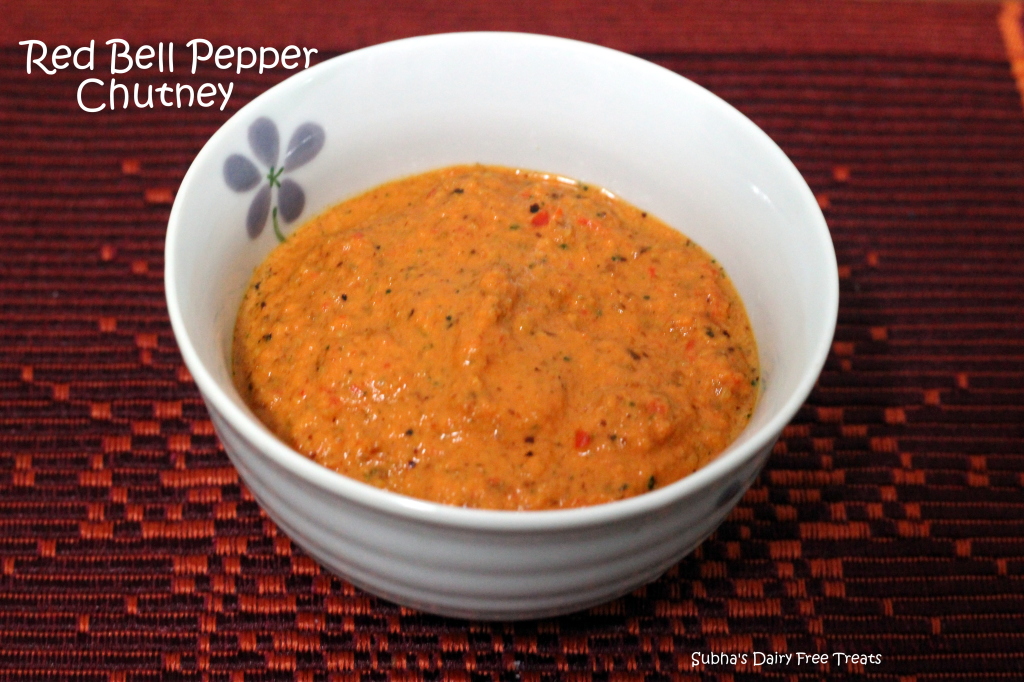 Red Bell Pepper Chutney 1