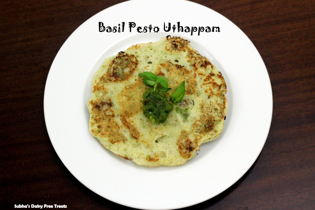 Basil Pesto Uthappam