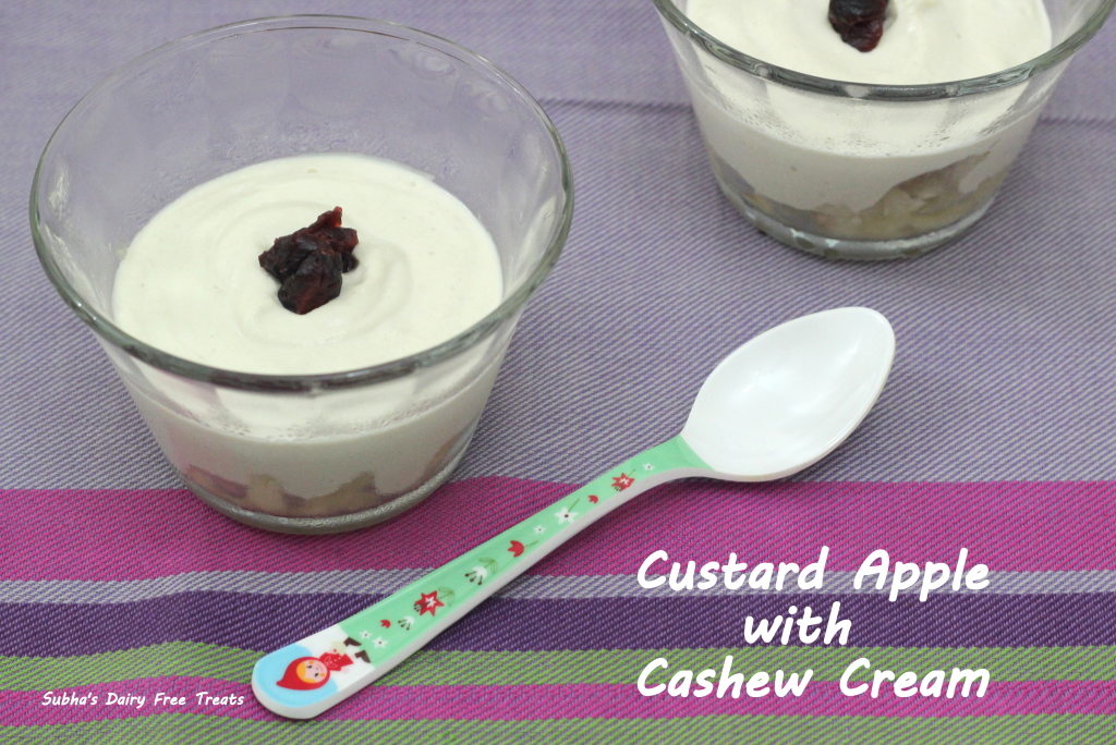 Custard Apple with Cashew Cream2