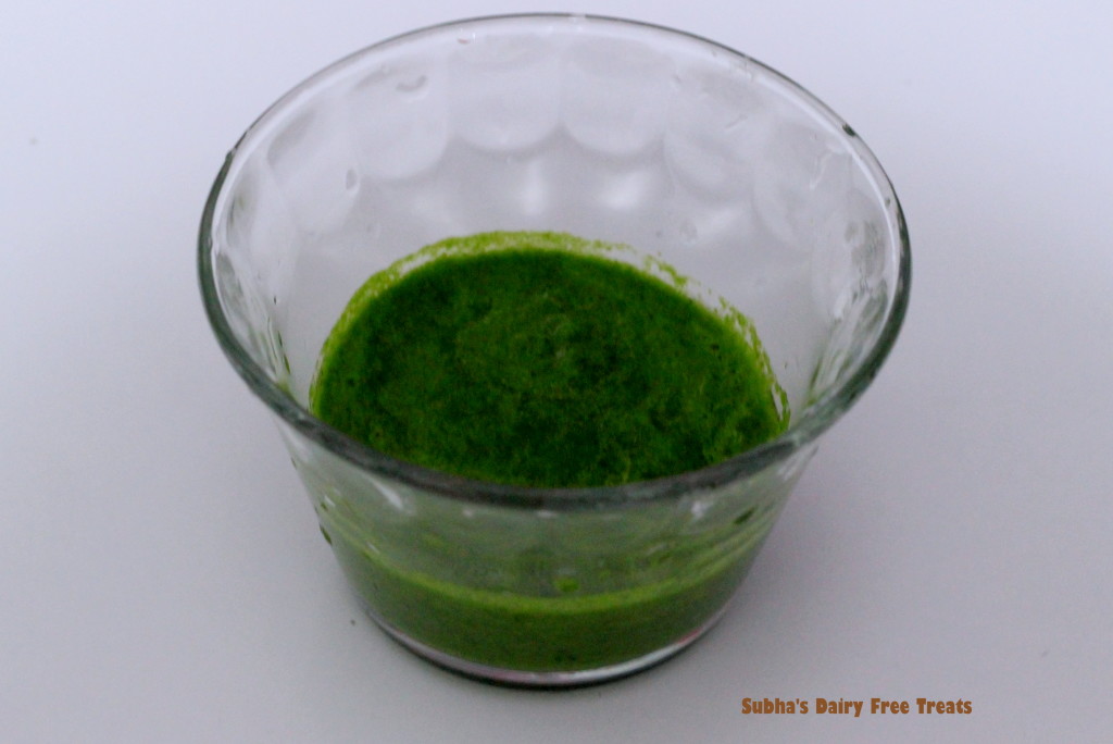 Green Chutney for chat