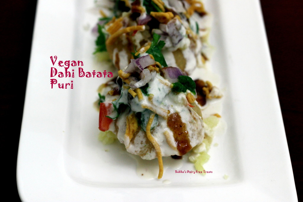 Vegan Dahi Batata Puri 2