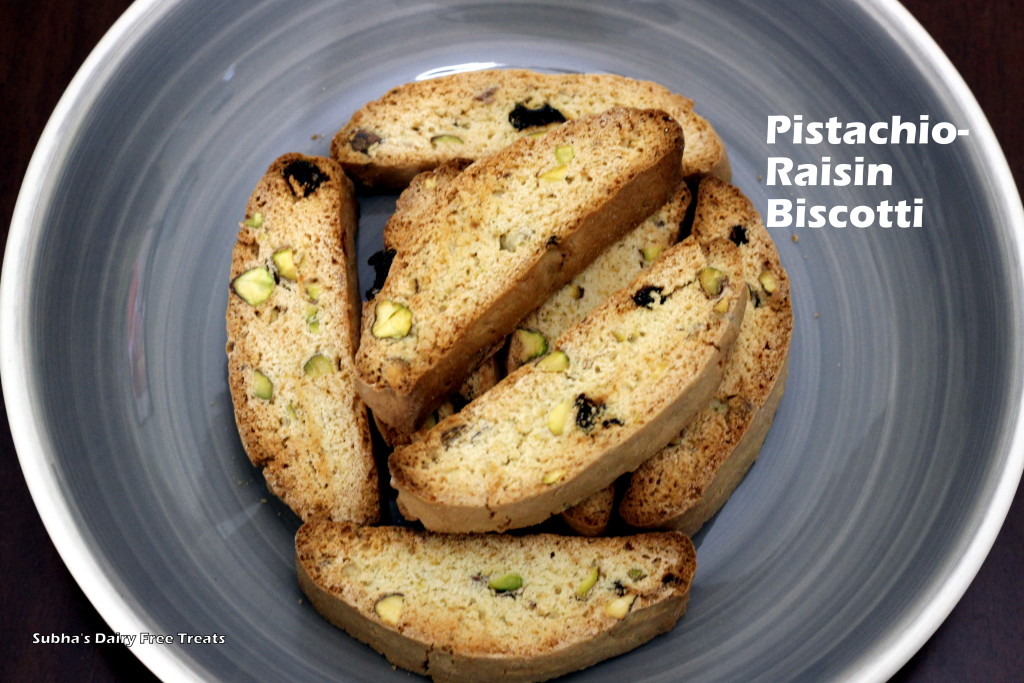 Pistachio Raisin Biscotti 2