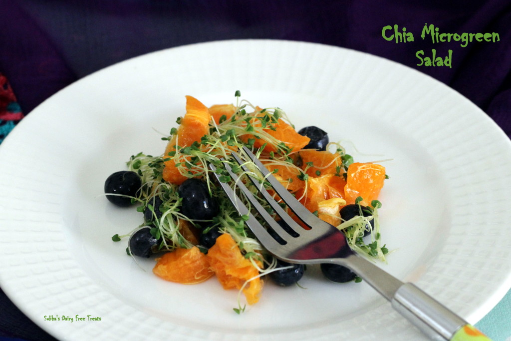 Chia Microgreen Salad 2