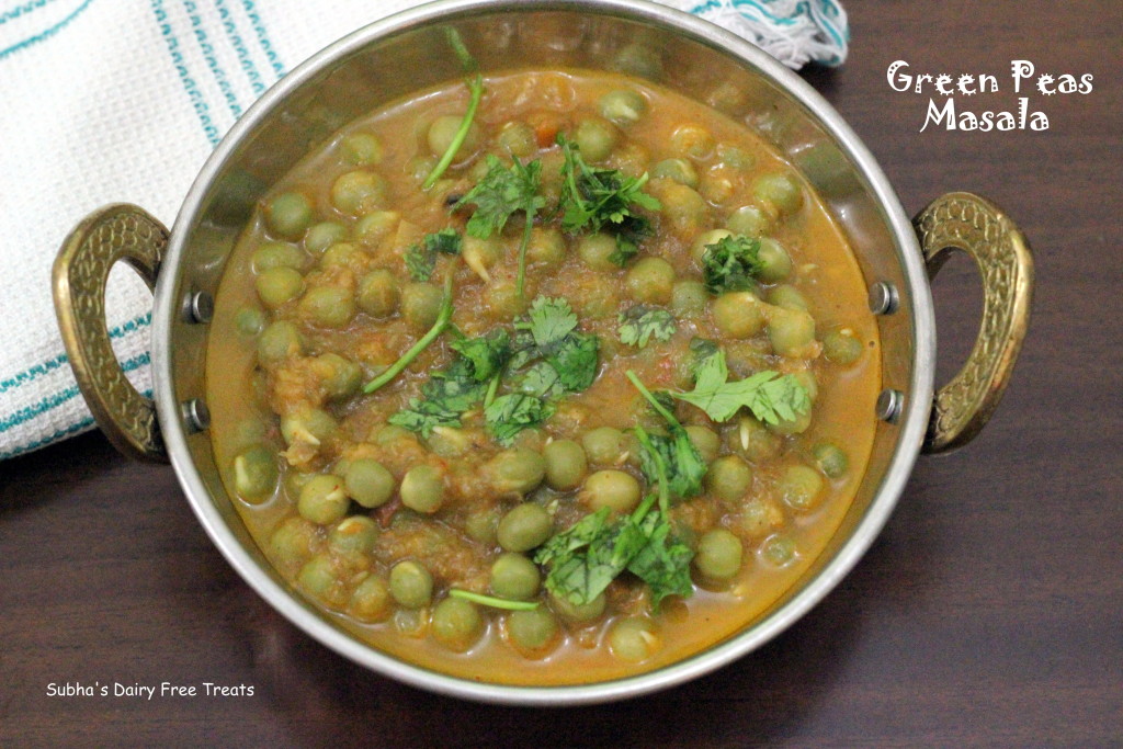 Green Peas Masala 1