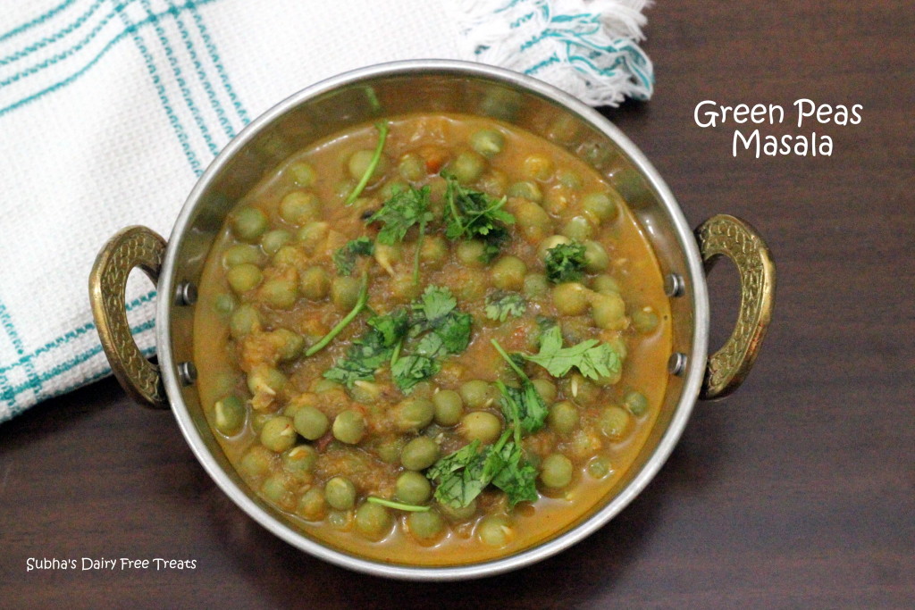 Green Peas Masala 2