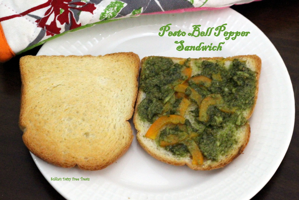 Pesto Bell Pepper Sandwich 2